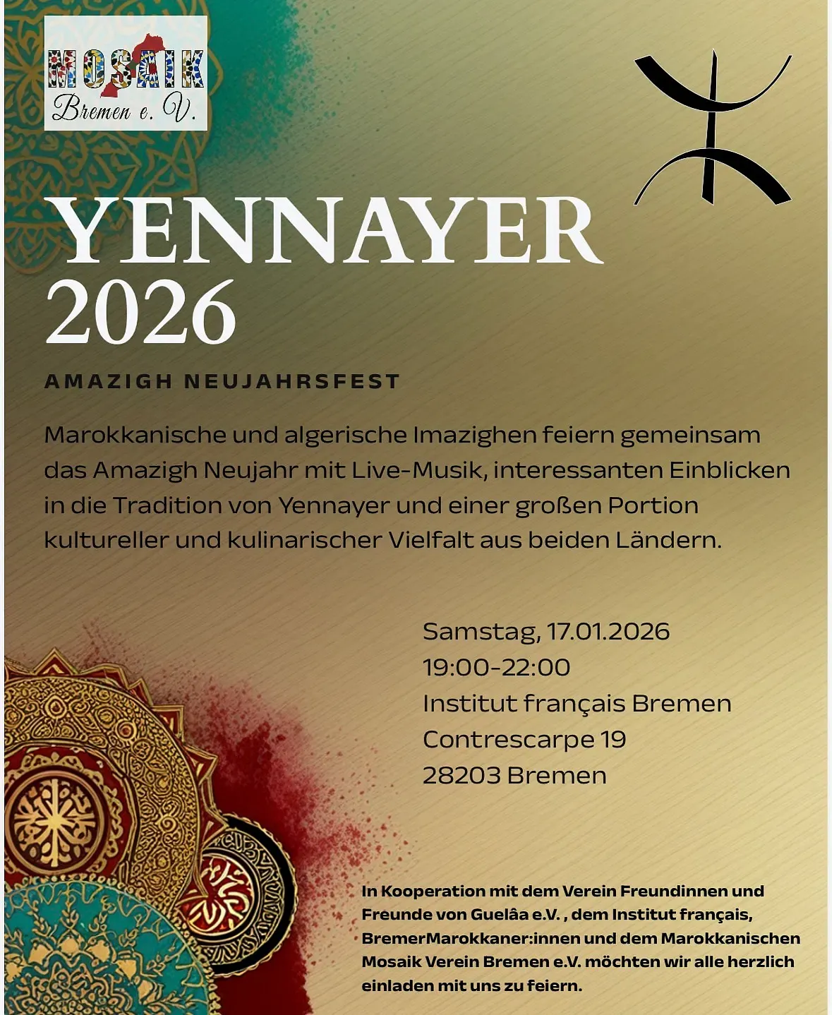 YENNAYER 2026 – Amazigh Neujahrsfest in Bremen! (Titelbild)
