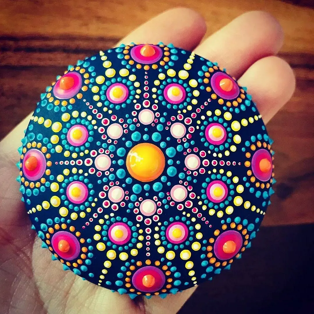 Meditativ Punkt Kunst Mandala Kurs (Bild 2)
