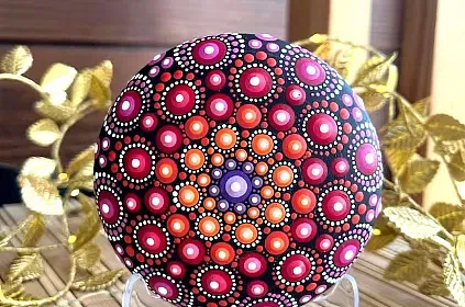 Meditativ Punkt Kunst Mandala Kurs (Bild 3)