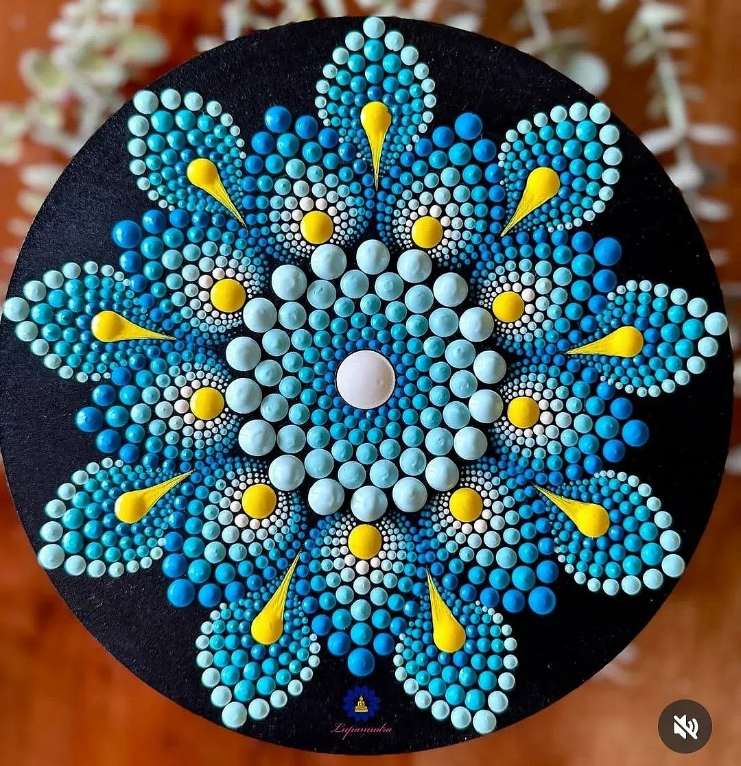 Meditativ Punkt Kunst Mandala Kurs (Bild 5)