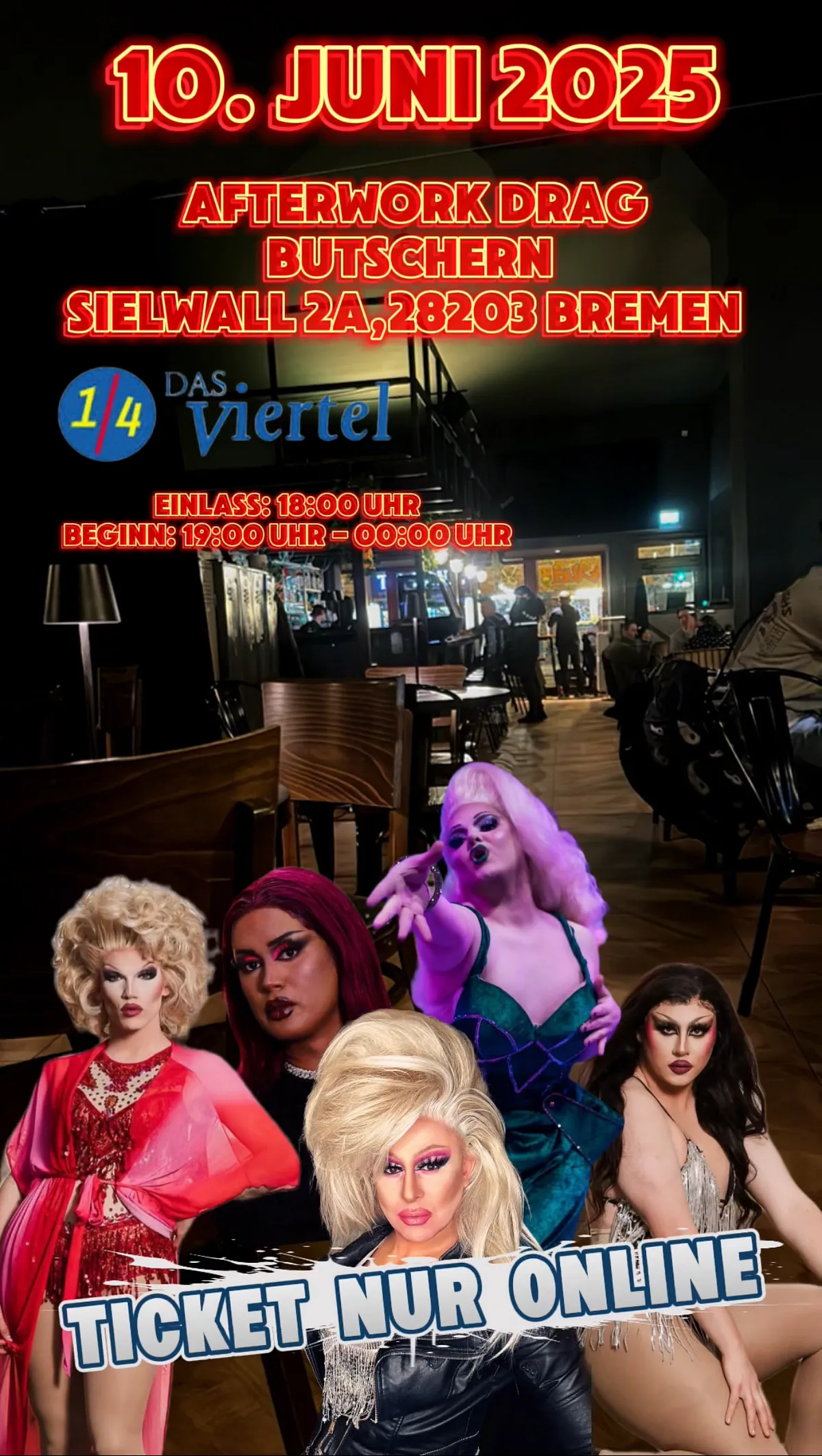 Drag After-Work Party im Butschern am Sielwall (Bild 2)