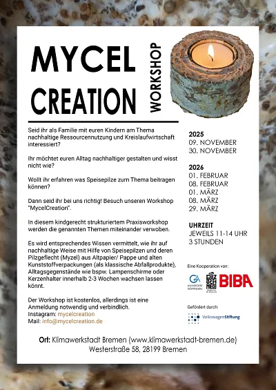 MycelCreation-Pilz-Workshop: Nachhaltige Alltagsgegenstände aus Pilz-Myzel (kostenlos) (Thumbnail 5)