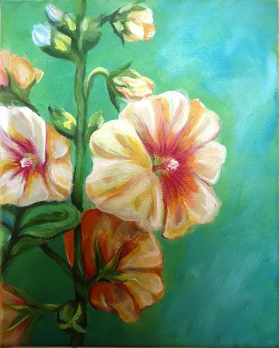 Blüten im Großformat - Frauen*Malworkshop 2 Tage (Thumbnail 3)