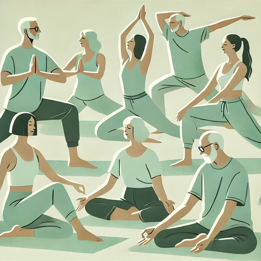 Hatha-Yoga-Kurs für Menschen in der zweiten Lebenshälfte (Bild 3)