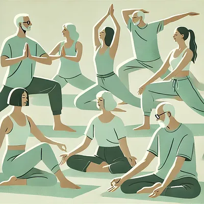 Hatha-Yoga-Kurs für Menschen in der zweiten Lebenshälfte (Thumbnail 2)