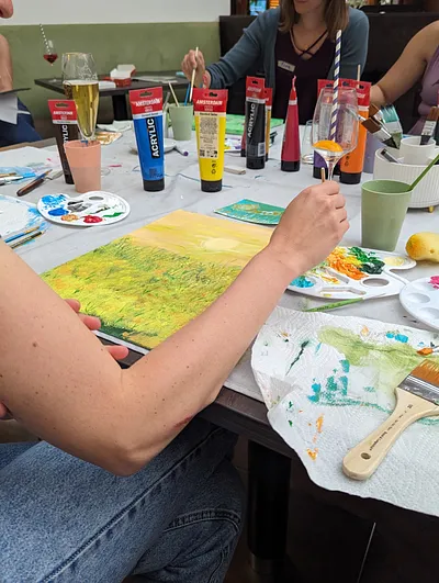 Art Workshop für JGA´s und Hochzeiten im Achat Hotel in Bremen (Thumbnail 2)