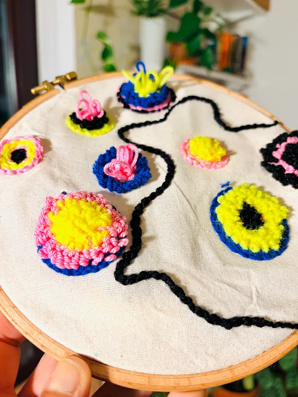 PUNCH NEEDLE mit Claudia A.Cruz – Kreativkurs vor Ort