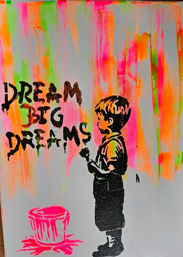 BANKSY Artevent : WINE&PAINT mit Fingerfood