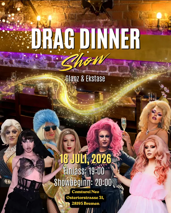 Drag Dinner - Glanz und Ekstase