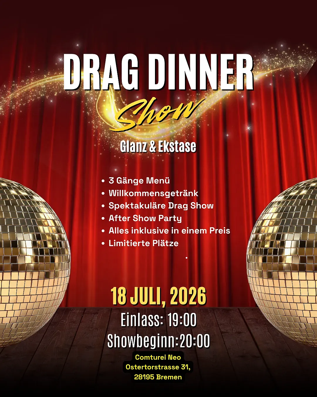 Drag Dinner - Glanz und Ekstase (Bild 2)