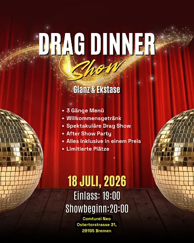 Drag Dinner - Glanz und Ekstase (Thumbnail 1)