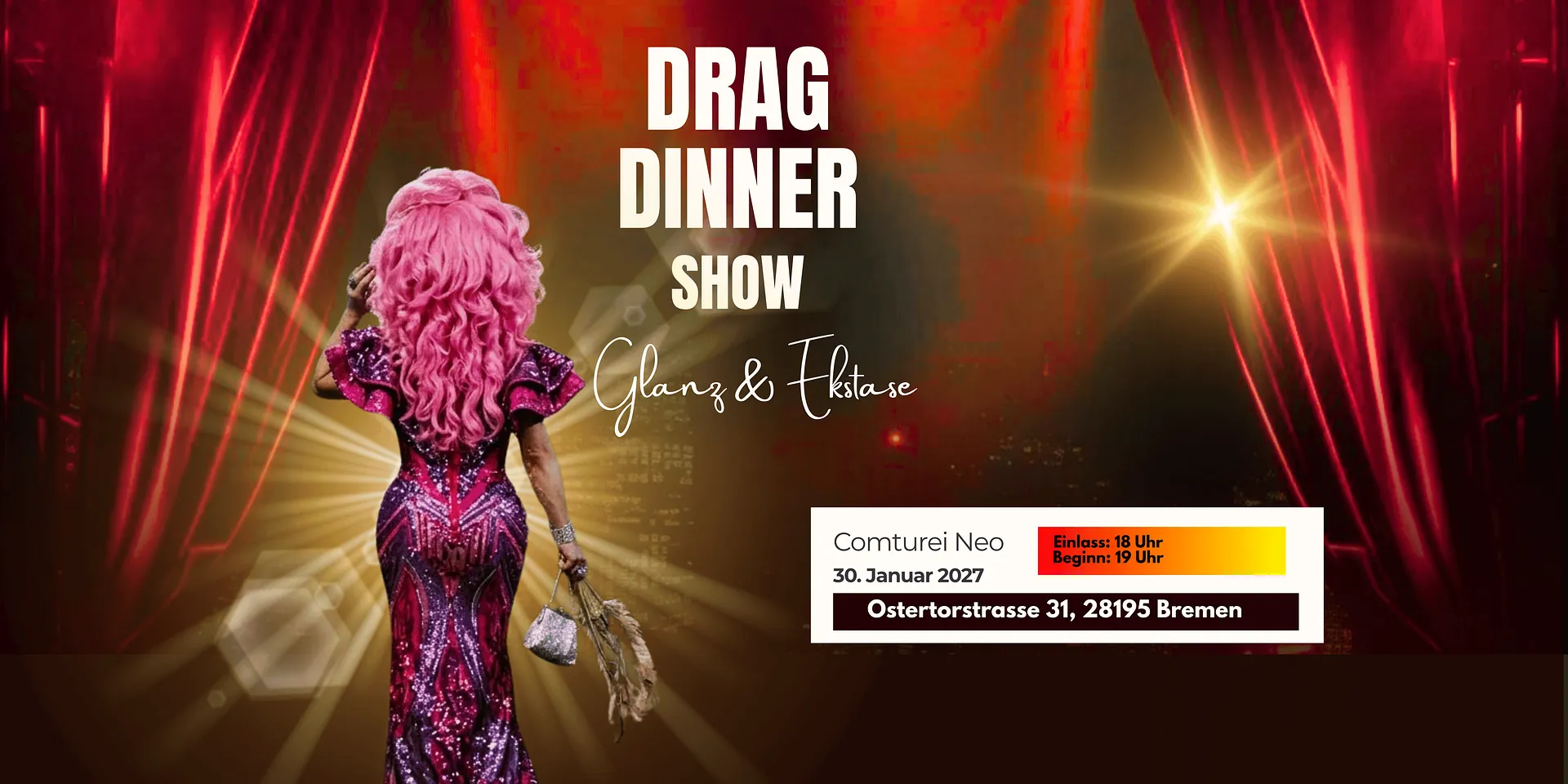 Drag Dinner - Glanz und Ekstase