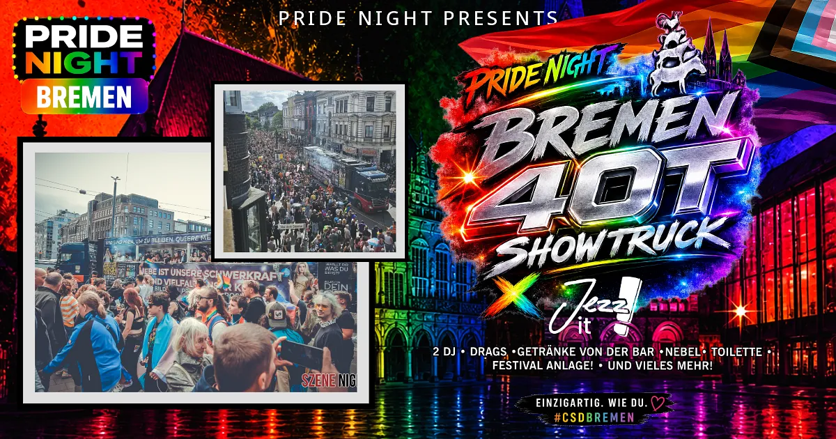 CSD Bremen 2026 – Pride Night Showtruck