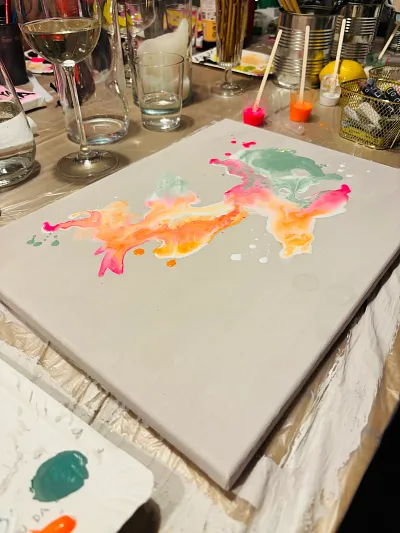 Art@8 - Abstraktes Zeichnen mit einem Glas Prosecco (Thumbnail 3)