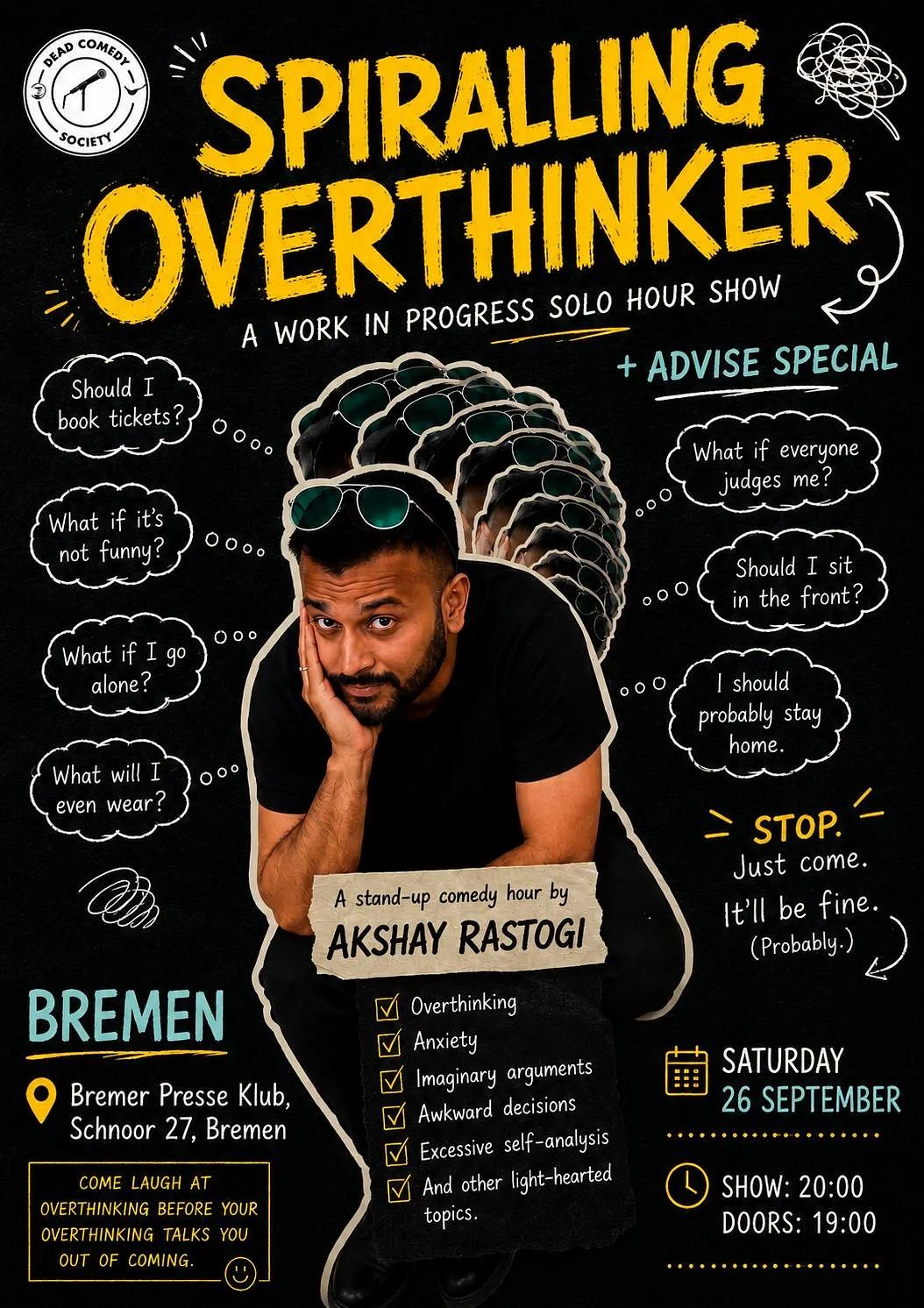 Spiralling Overthinker – Wenn Gedanken Achterbahn fahren