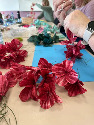 Kreativer Workshop Hamburg: florale Lichterkette (Thumbnail 2)