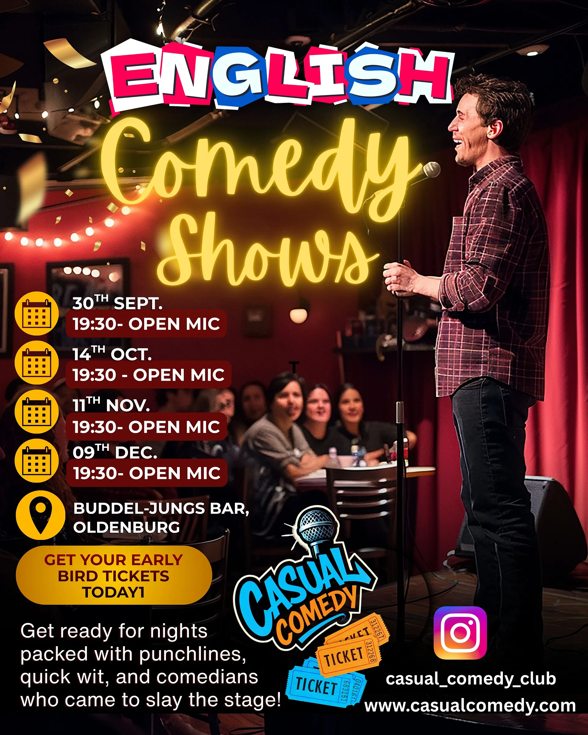 English Comedy in Oldenburg ⭐