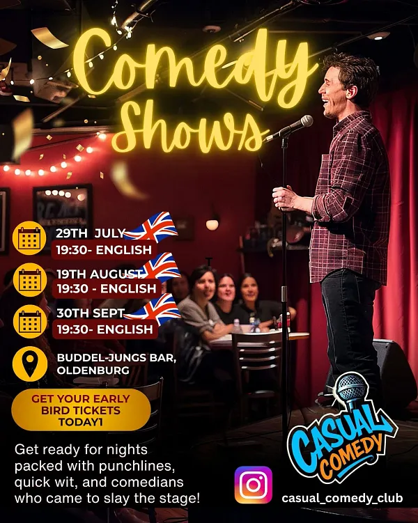 English Comedy in Oldenburg ⭐