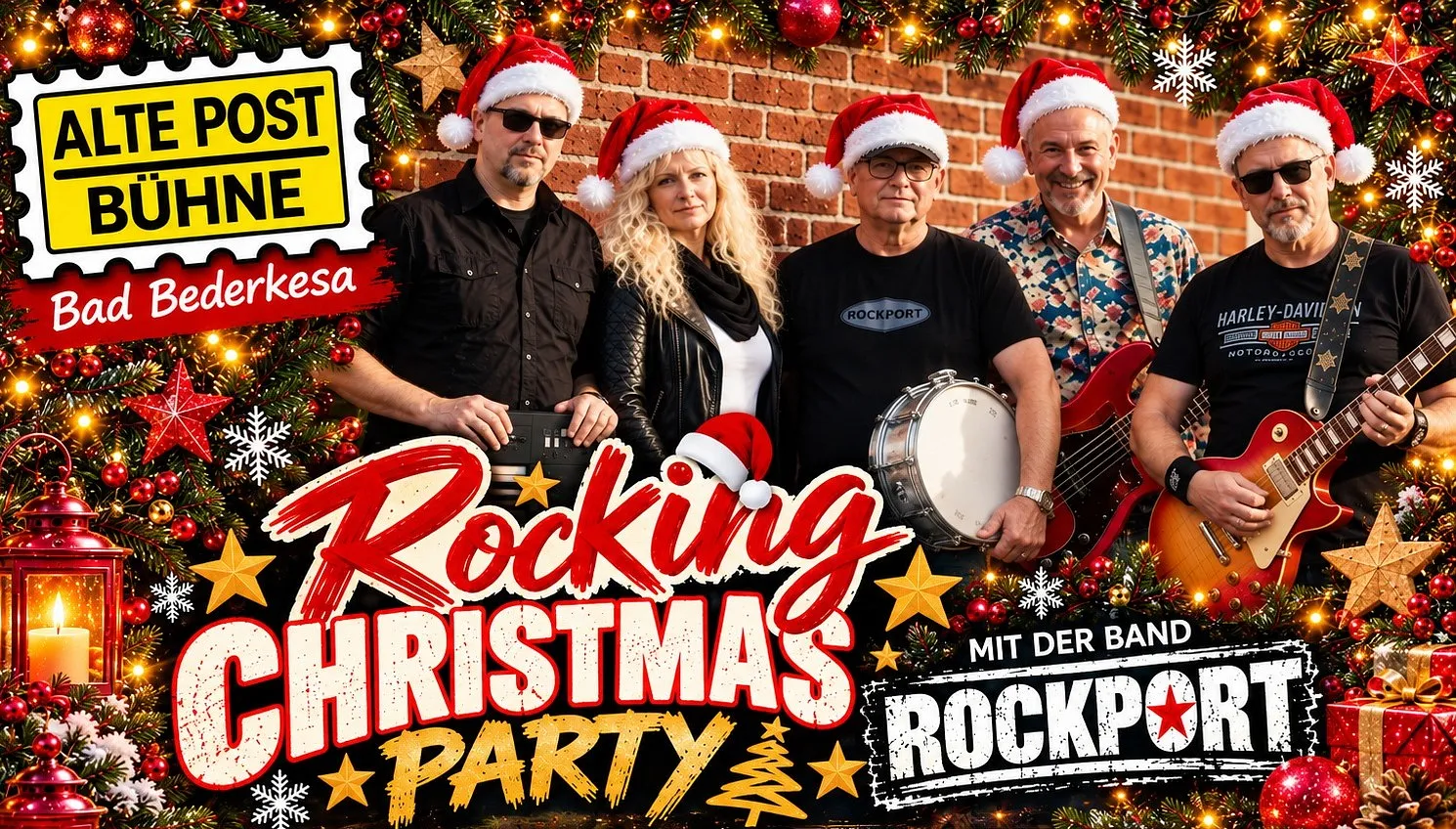 Rockin´Christmas Party - mit unserer Haus- und Lieblingsband Rockport!