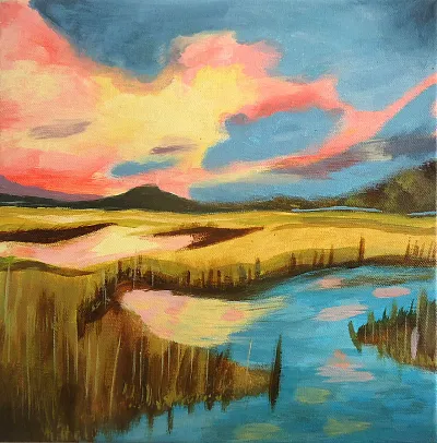 Blüten oder Landschaft im Großformat - Frauen*und Mütter-Töchter-Kurs ab 10J. (Thumbnail 8)