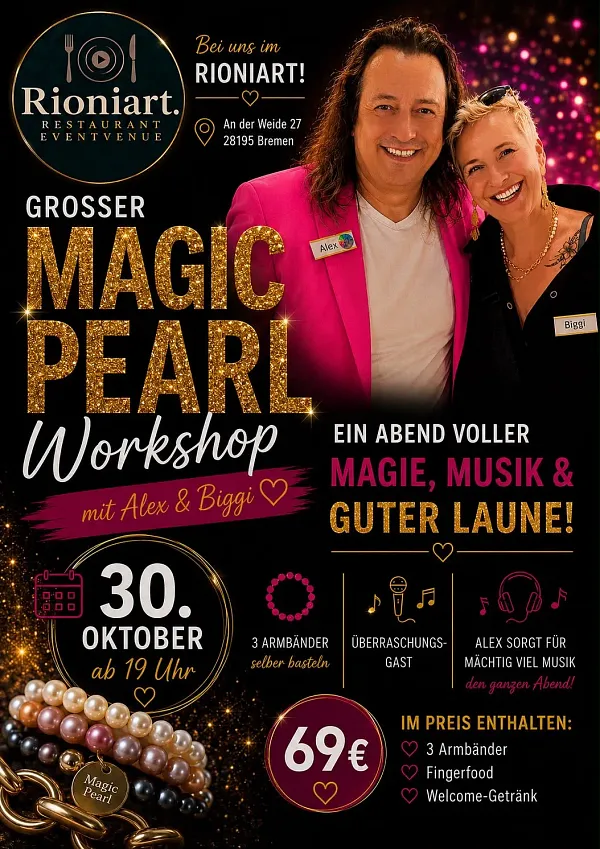 Großer Magic Pearl Workshop mit Alex & Biggi