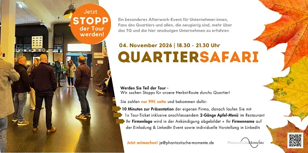 Quartier-Safari Herbstedition 2026