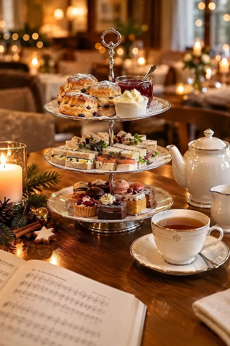Adventssingen bei Scones und Tee (Titelbild)