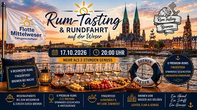 Rumtasting & Sundowner-Fahrt auf der Weser (Thumbnail 5)