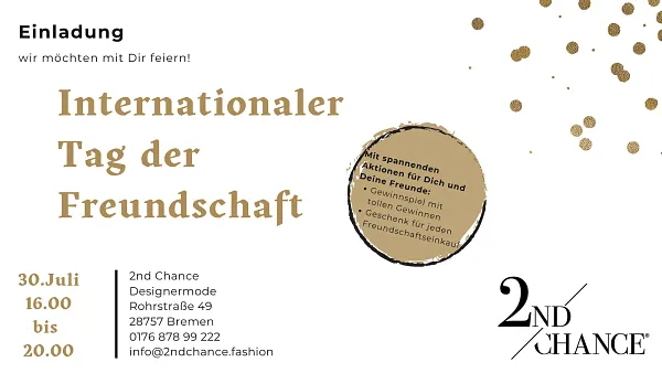 Every Friend needs (a) 2nd Chance - Tag der Freundschaft