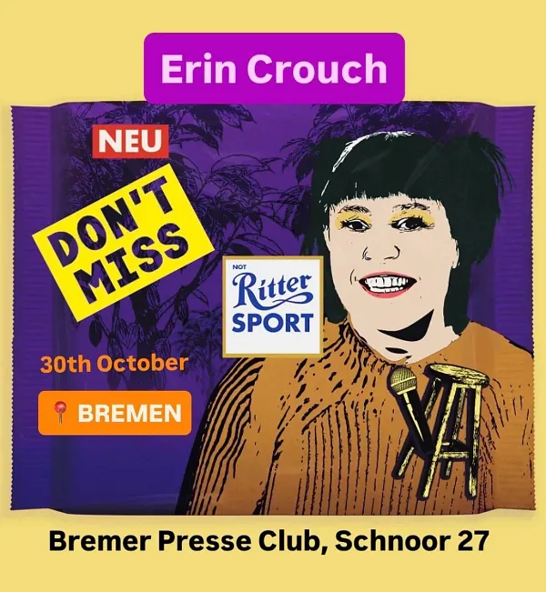 Lachen verbindet – Ein Comedy-Abend mit Erin Crouch ⭐