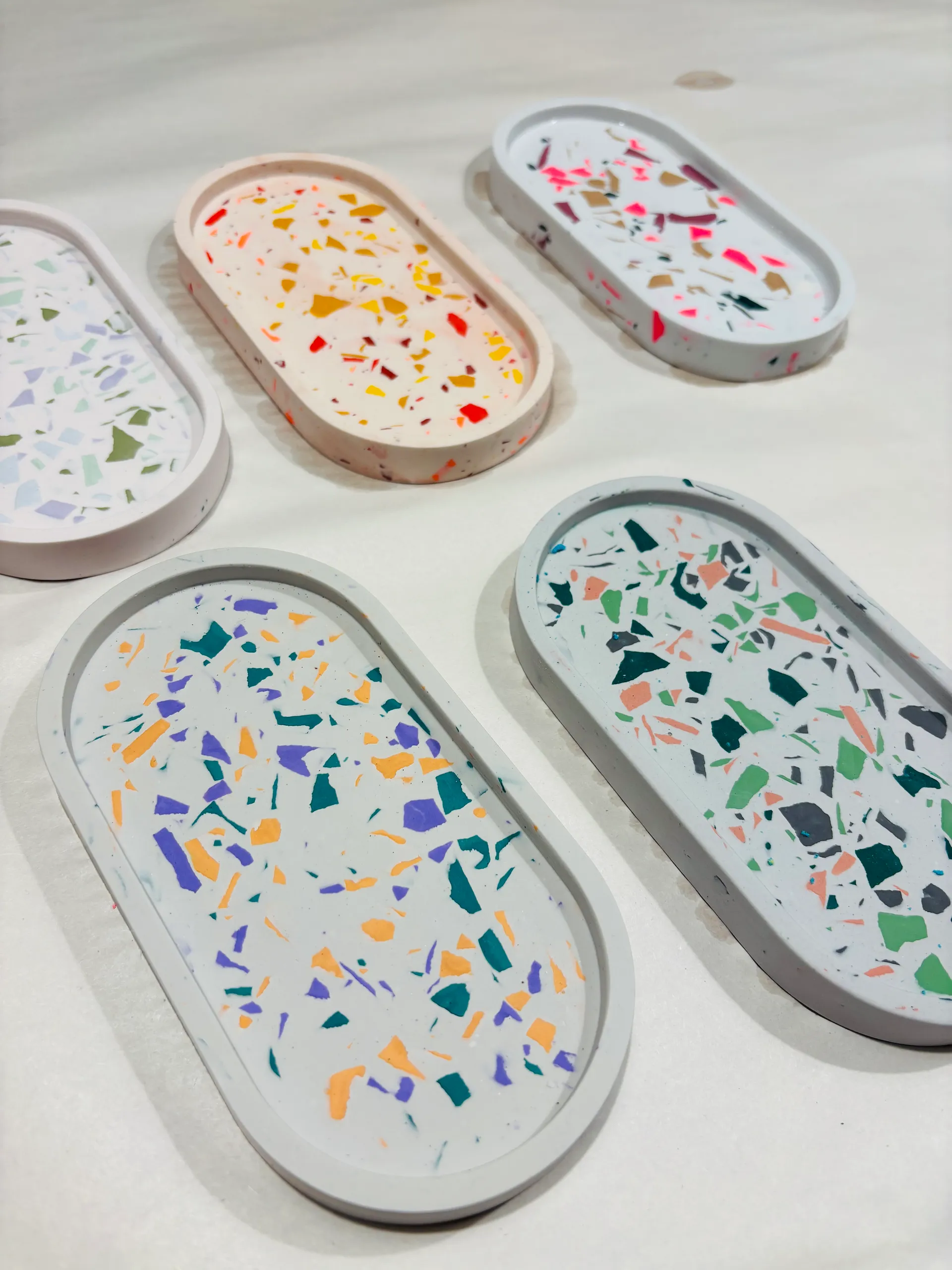 Terrazzo Kurs: Terrazzo Schalen selbst in Bremen herstellen (Bild 6)