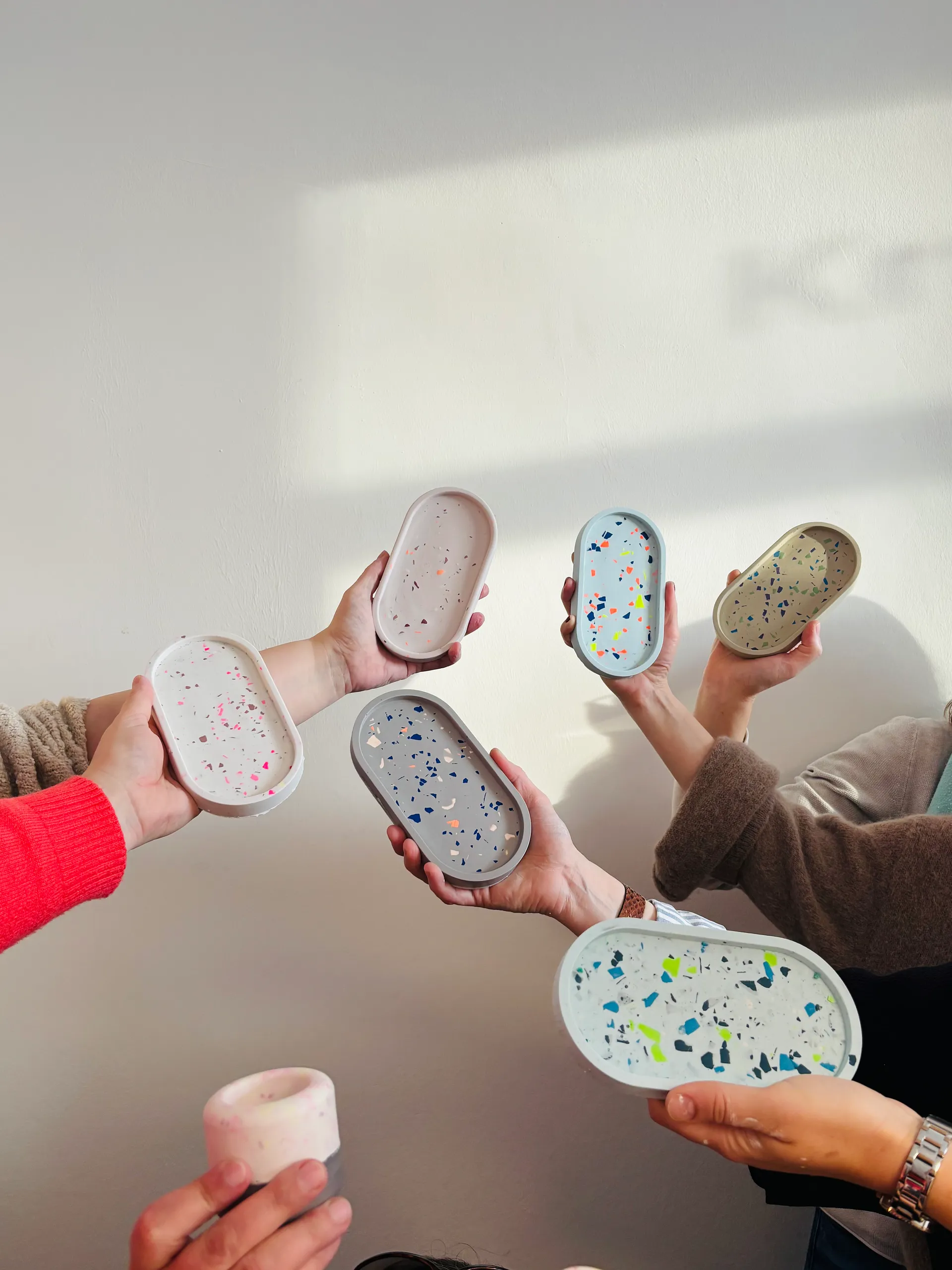 Terrazzo Kurs: Terrazzo Schalen selbst in Bremen herstellen