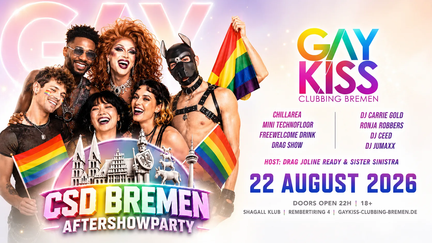 CSD BREMEN AFTERSHOW PARTY 2026 by GAYKISS CLUBBING